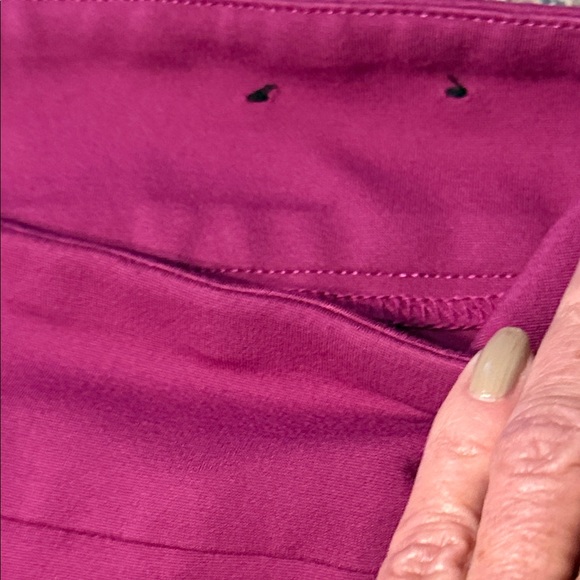 Jones & Co. Pull On Stretch Magenta Straight Leg Women's Pants XS - Picture 5 of 6